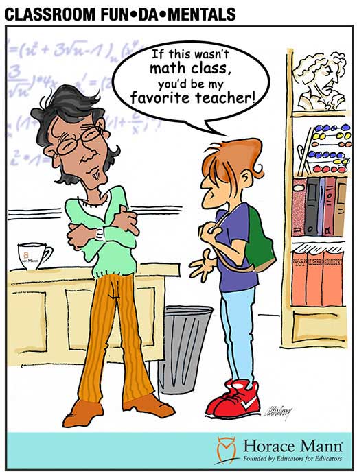 Fun-da-mental Horace Mann cartoon